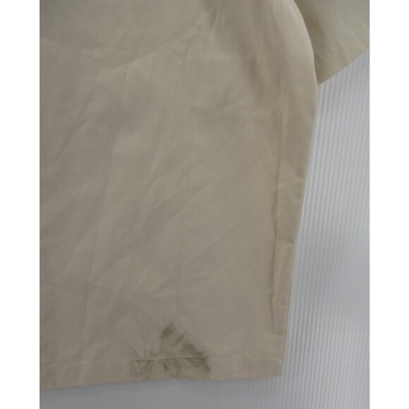 Jordan Shirt Large Air Jumpman Flight Button Up Khaki Resortwear NWT * - Picture 10 of 14